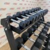 Hex Rubber Coated Dumbbells