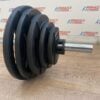 Black Rubber Coated Olympic Weight Plate