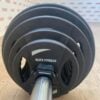 Black Rubber Coated Olympic Weight Plate