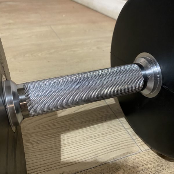 Round Rubber Dumbbells by Blitz Fitness - Image 6
