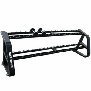 Blitz Fitness 2 Tier Dumbbell Rack 10 Pairs