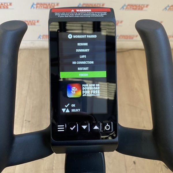 Life Fitness IC7 Indoor Studio Bike with TFT Watt Rate Monitor Rev2 Refurbished - Image 2