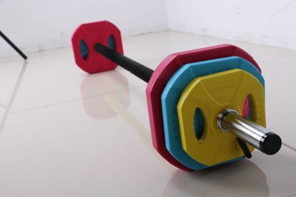 20KG Body Pump Barbell Set with Spring Collars - Image 2
