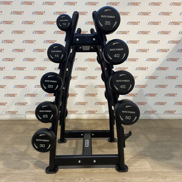 Fixed Rubber Barbells with Straight Handle - Image 4
