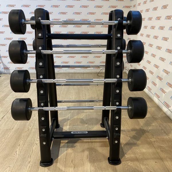 Fixed Rubber Barbells with Straight Handle - Image 3