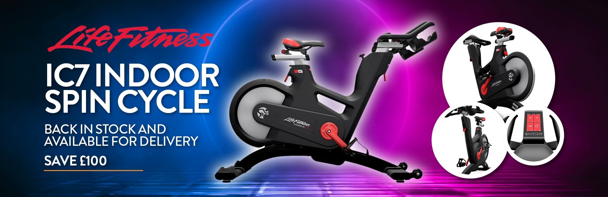 Life Fitness IC7 Indoor Spin Cycle Back in Stock - Save £100!
