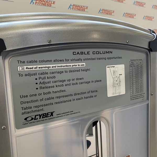 Cybex VR3 Single Cable Column - Image 7