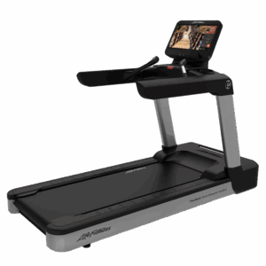 Life Fitness Integrity Series Treadmill Discover SE3 HD Arctic Silver Deluxe Base