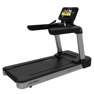 Life Fitness Integrity Series Treadmill Discover ST Arctic Silver Deluxe Base