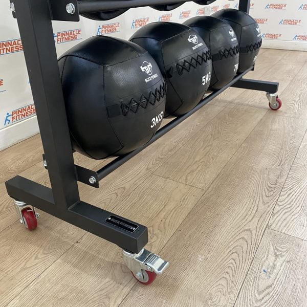 Med Ball Storage Rack on Wheels by Blitz Fitness - Image 3