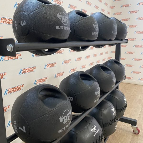 Med Ball Storage Rack on Wheels by Blitz Fitness - Image 5