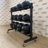 Med Ball Storage Rack on Wheels by Blitz Fitness