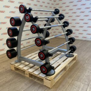 Escape Fitness Fixed Barbell Set with Rack