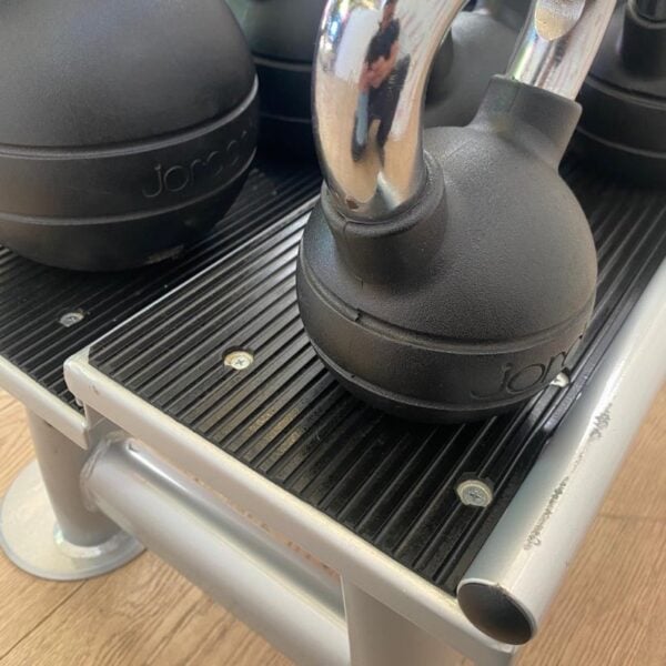 Jordan Fitness Chrome/Rubber Kettlebells and rack - Image 8