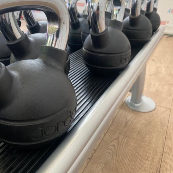 Jordan Fitness Chrome/Rubber Kettlebells and rack - Image 10