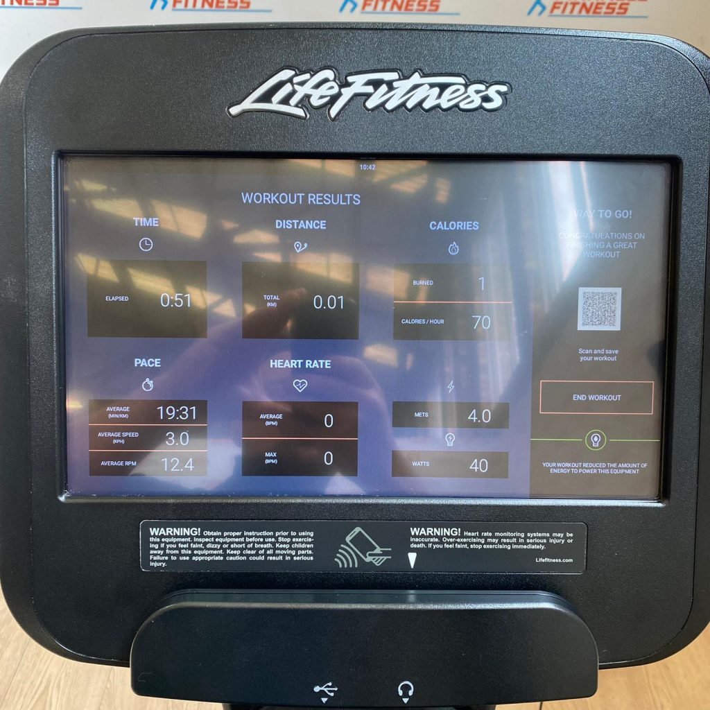 Life Fitness 95X Elevation Cross Trainer Discover SE3 Wifi Anthracite Grey - Image 3