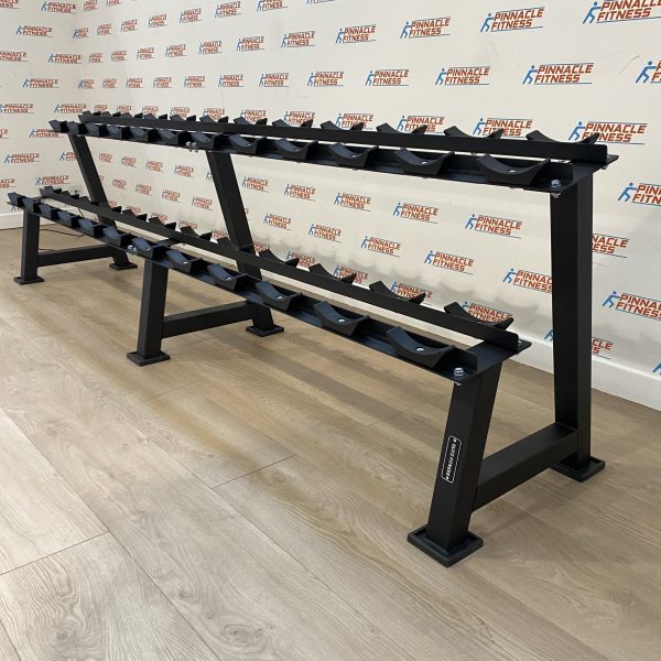 12 Pair 2 Tier Dumbbell Rack by Blitz Fitness - Image 4