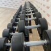 Premium Rubber Dumbbell Set 2.5kg - 40kg with Rack by Blitz Fitness