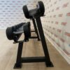 Premium Rubber Dumbbell Set 2.5kg - 30kg with Rack by Blitz Fitness