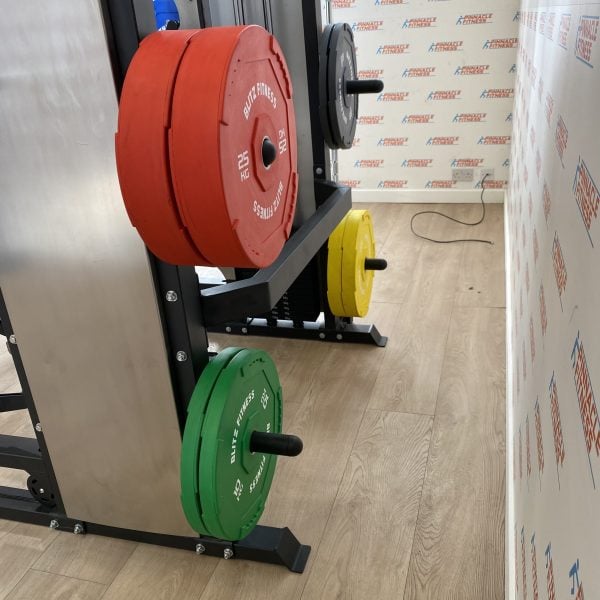 Functional Trainer / Multi Adjustable Bench / Olympic Bar and 150kg Bumper Plates Package - Image 9