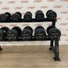 Premium Rubber Dumbbell Set 2.5kg - 30kg with Rack by Blitz Fitness