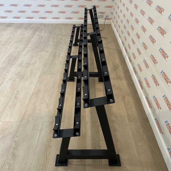 12 Pair 2 Tier Dumbbell Rack by Blitz Fitness - Image 6