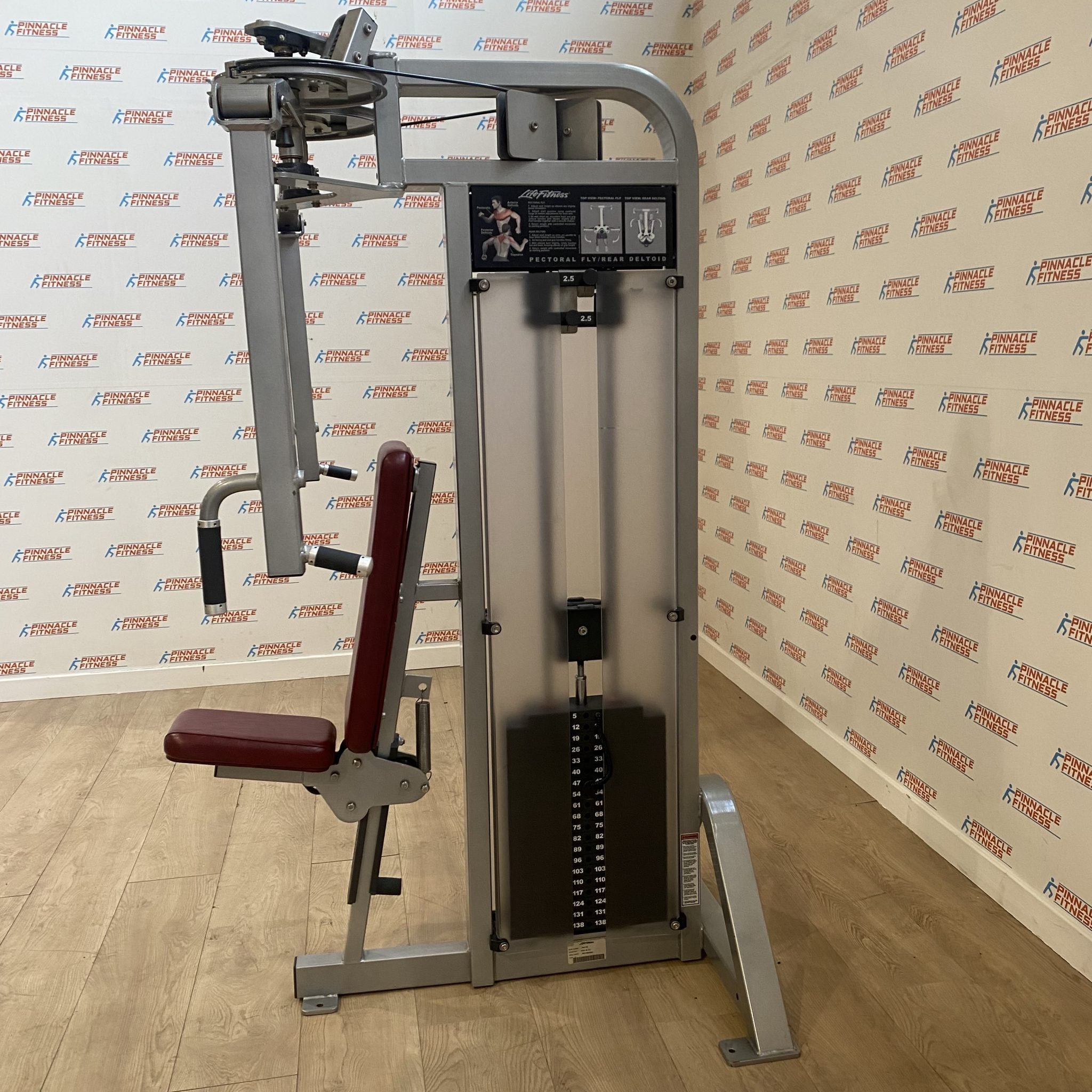 Life fitness pro 2 top pec fly rear delt