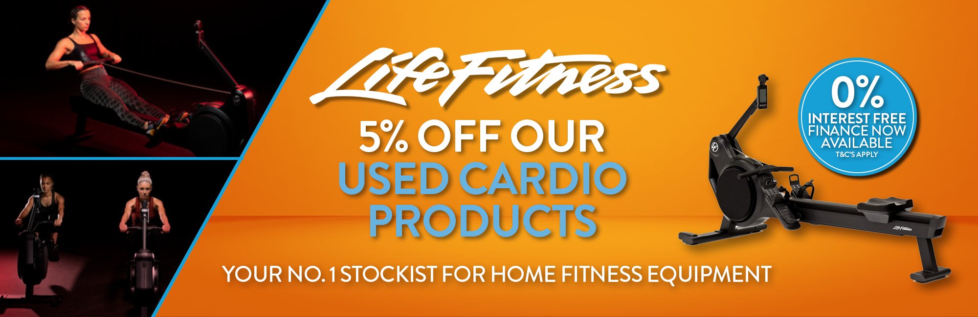 Life Fitness 5% off Used Cardio 