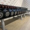 ESCAPE FITNESS URETHANE DUMBBELL SET (12kg TO 46KG) with Storage Racks