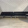 ESCAPE FITNESS URETHANE DUMBBELL SET (12kg TO 46KG) with Storage Racks