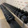 ESCAPE FITNESS URETHANE DUMBBELL SET (12kg TO 46KG) with Storage Racks
