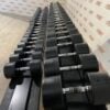 ESCAPE FITNESS URETHANE DUMBBELL SET (12kg TO 46KG) with Storage Racks