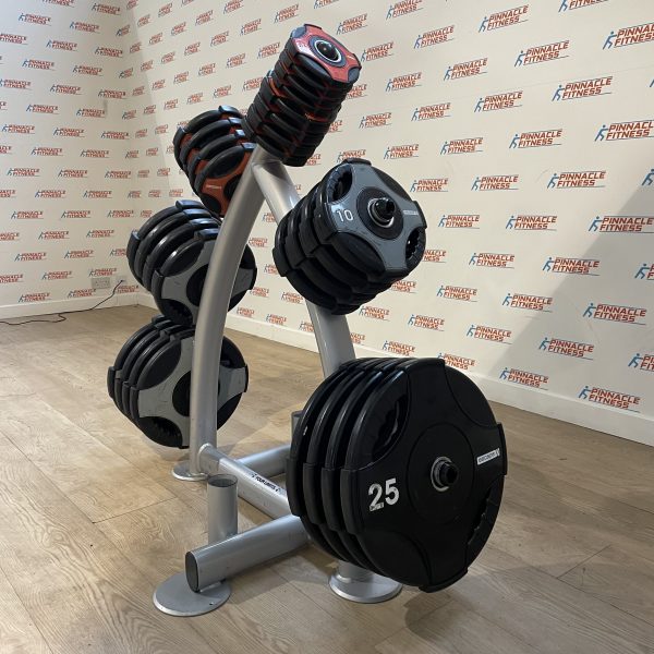 Escape Fitness Urethane Cross Grip Olympic Weight Plates 315kg with Storage Rack - Image 3