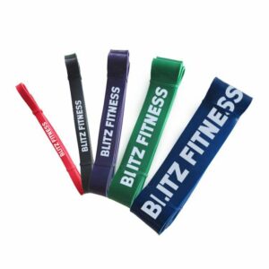 Blitz Fitness Resistance Bands Home Gym Exercise Workout