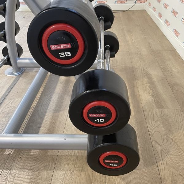 Escape Fitness Set of 10kg - 45kg SBX Barbells & Rack - Image 5