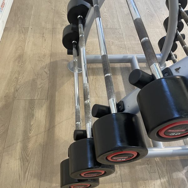 Escape Fitness Set of 10kg - 45kg SBX Barbells & Rack - Image 8