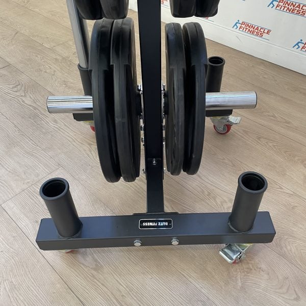 Portable Olympic Plate and Barbell Storage Tree - Image 8