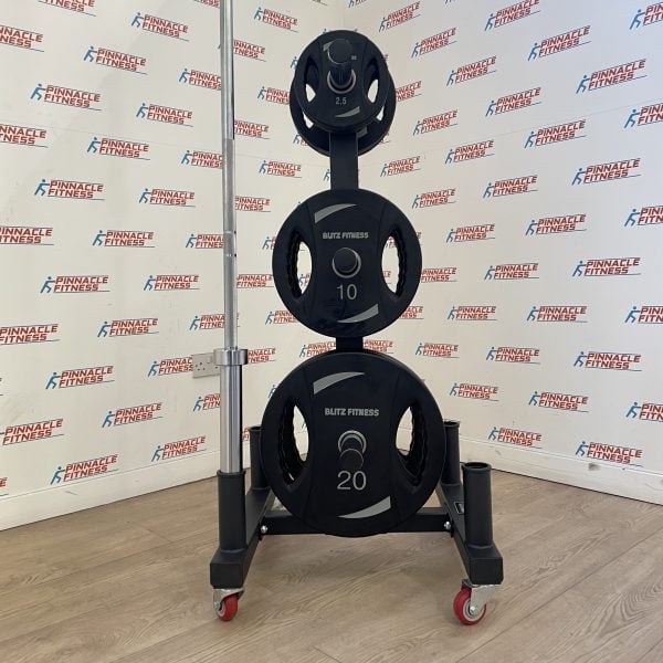 Portable Olympic Plate and Barbell Storage Tree - Image 2