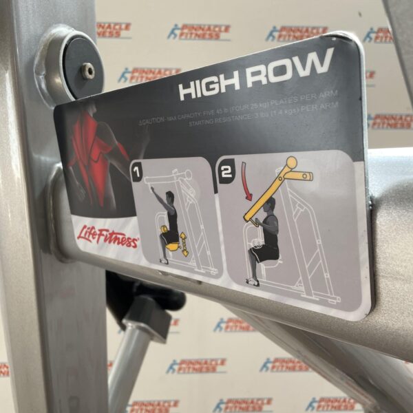 Life Fitness Signature Series Plate Loaded High Row - Image 2