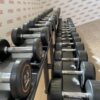 Pulse Fitness PU Dumbbell Set (2.5kg to 40kg) with Storage Racks