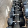 Pulse Fitness PU Dumbbell Set (2.5kg to 40kg) with Storage Racks