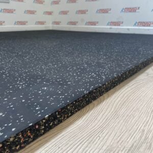 Rubber Gym Flooring 1m x 1m x 30mm (Grey Speckle) By Blitz Fitness