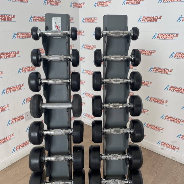Jordan Urethane Dumbbell Set 1 - 10kg with Vertical Storage Rack - Image 7