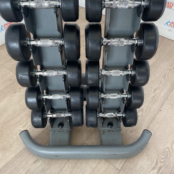Jordan Urethane Dumbbell Set 1 - 10kg with Vertical Storage Rack - Image 6