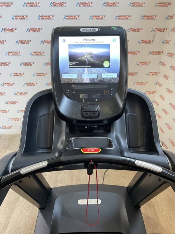 Precor TRM14 885 Treadmill with P82 Console (Black Edition) - Image 4