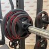 Commercial Half Rack / Adjustable Bench and 175kg Urethane Olympic Weight Discs Package