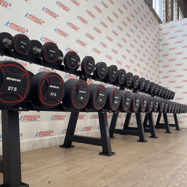 Round Urethane Dumbbell Set 2.5kg to 50kg by Spartan - Image 4