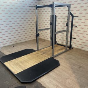 York STS Power Rack with Lifting platform