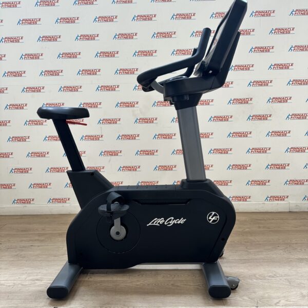 Life Fitness Integrity Series Upright Bike with Deluxe Base and Discover SE3 HD Console - Image 14