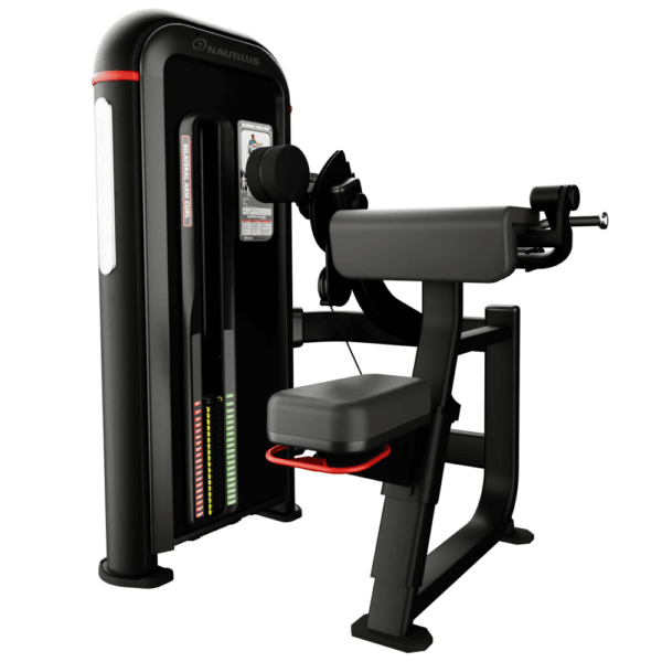 NAUTILUS Inspiration Bilateral Arm Curl 90kg / 198lb Weight Stack with Lock N Load Selection
